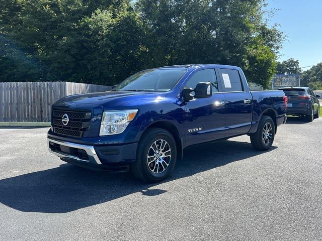 used 2021 Nissan Titan car, priced at $34,900