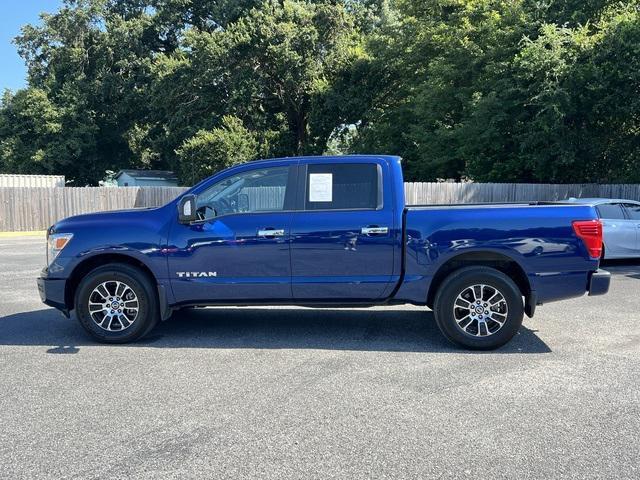 used 2021 Nissan Titan car, priced at $34,900