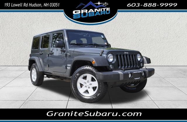 used 2017 Jeep Wrangler Unlimited car, priced at $21,480