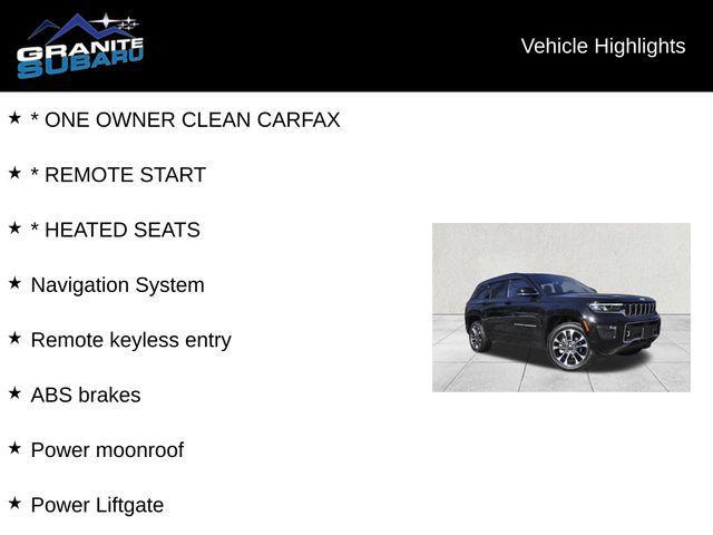 used 2024 Jeep Grand Cherokee car, priced at $47,995