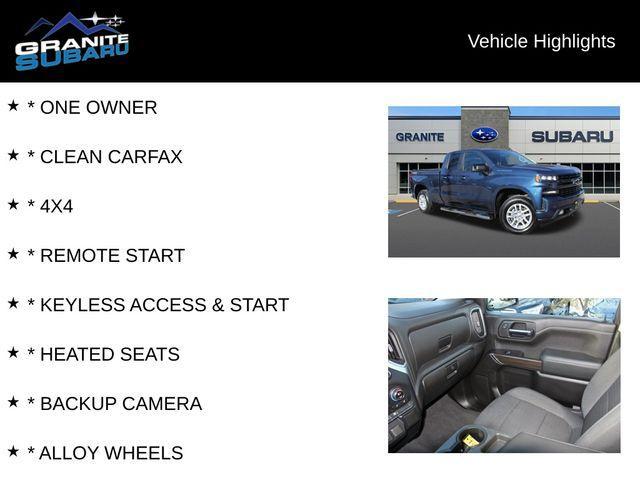 used 2019 Chevrolet Silverado 1500 car, priced at $31,990