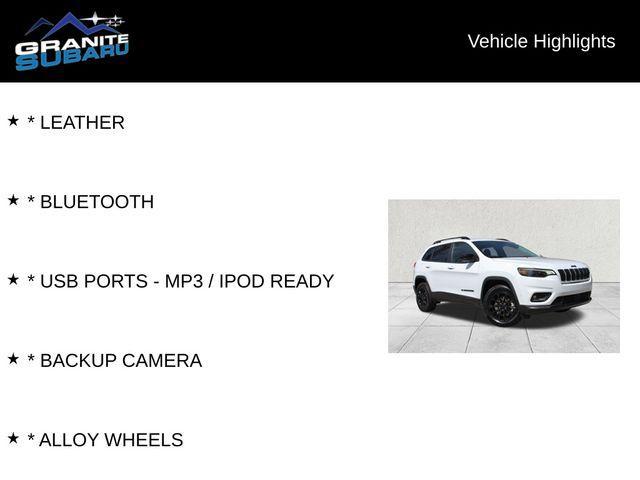 used 2023 Jeep Cherokee car, priced at $21,990