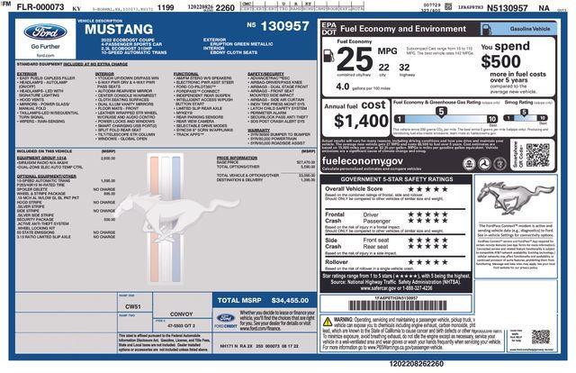 used 2022 Ford Mustang car, priced at $28,990