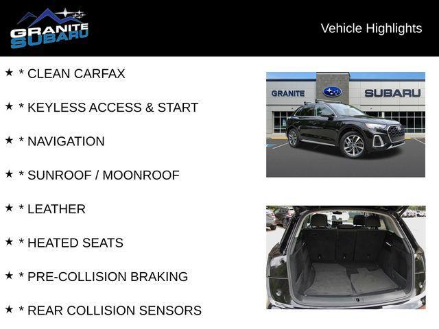 used 2023 Audi Q5 car, priced at $28,990