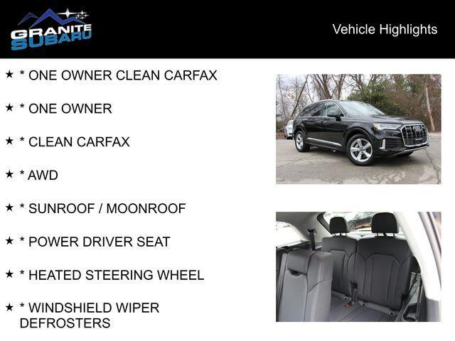 used 2024 Audi Q7 car, priced at $45,990
