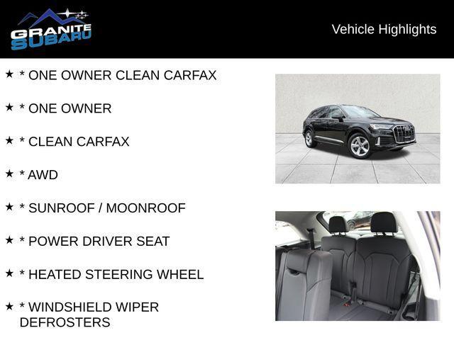 used 2024 Audi Q7 car, priced at $44,990