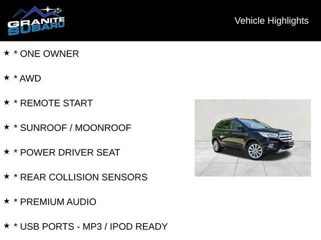 used 2019 Ford Escape car, priced at $17,490