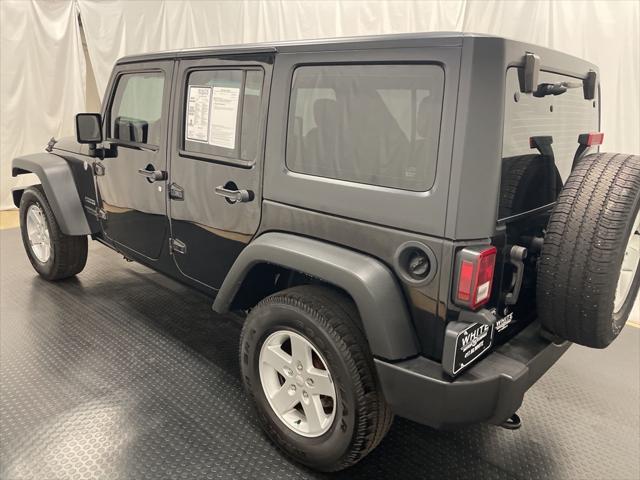 used 2017 Jeep Wrangler Unlimited car, priced at $21,900