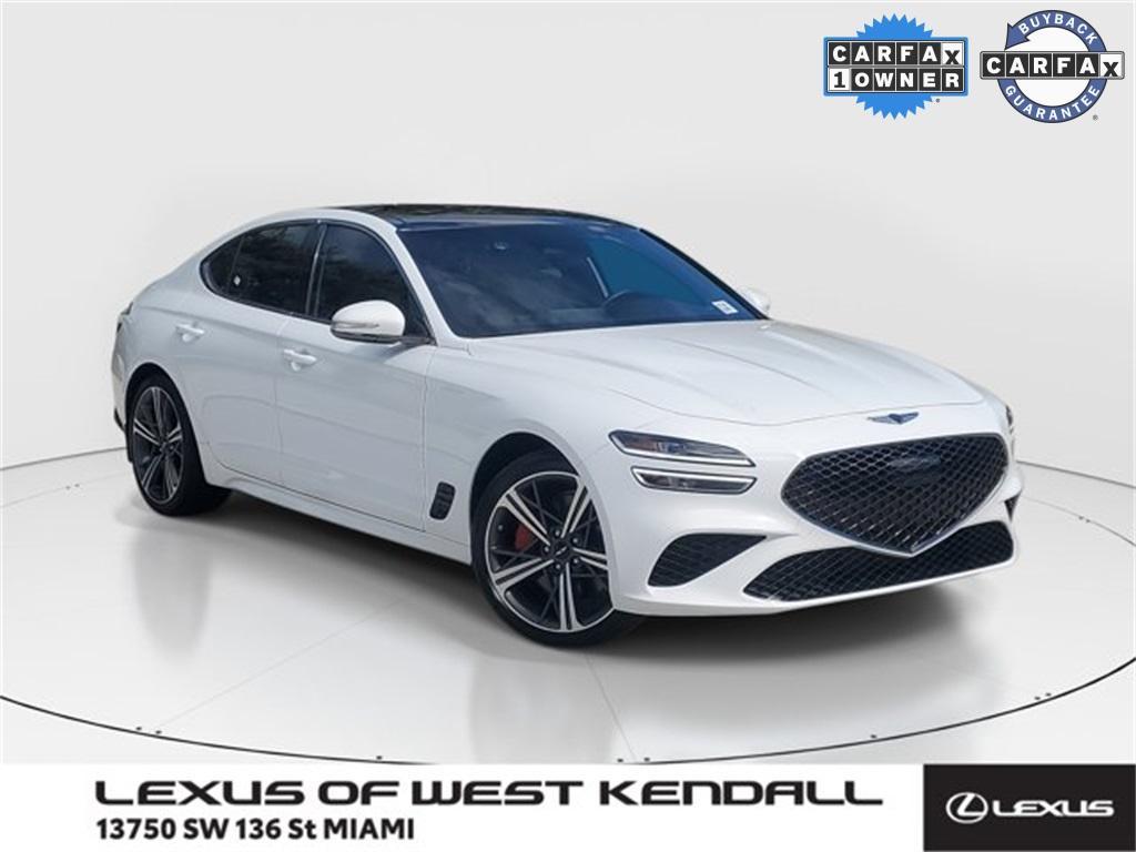 used 2025 Genesis G70 car, priced at $35,900