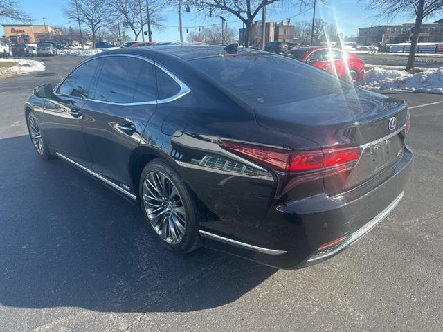 used 2021 Lexus LS 500h car, priced at $64,000