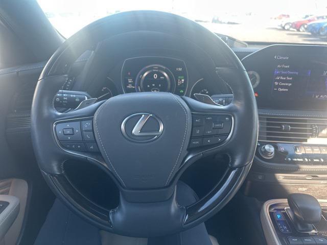 used 2021 Lexus LS 500h car, priced at $64,000