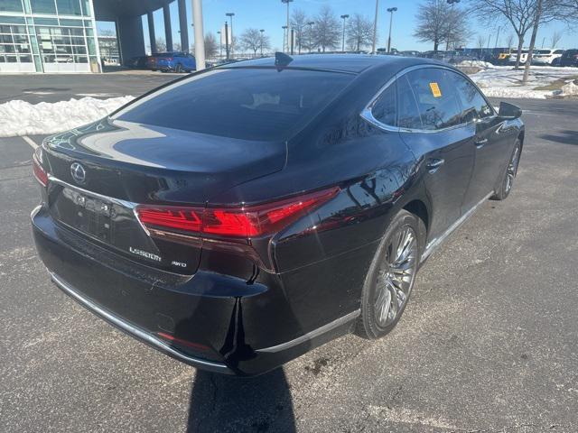 used 2021 Lexus LS 500h car, priced at $64,000