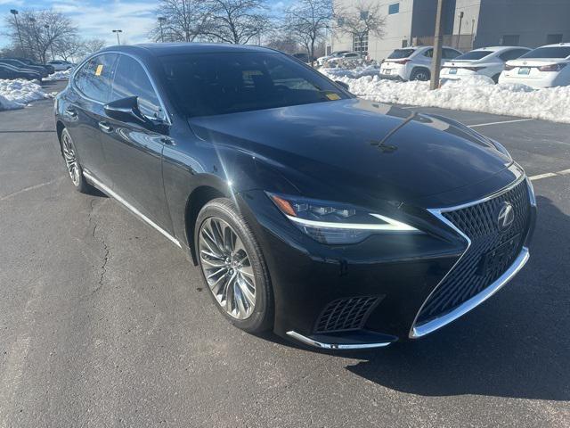 used 2021 Lexus LS 500h car, priced at $64,000