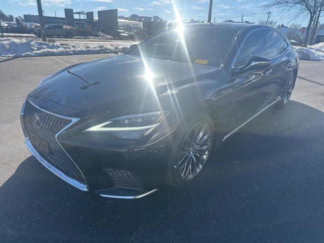 used 2021 Lexus LS 500h car, priced at $64,000