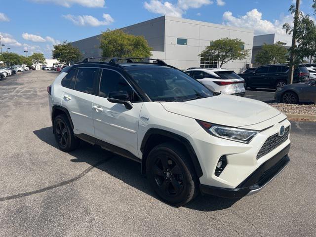 used 2021 Toyota RAV4 Hybrid car, priced at $28,000