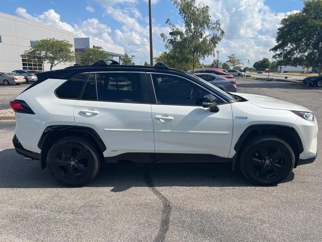 used 2021 Toyota RAV4 Hybrid car, priced at $28,000