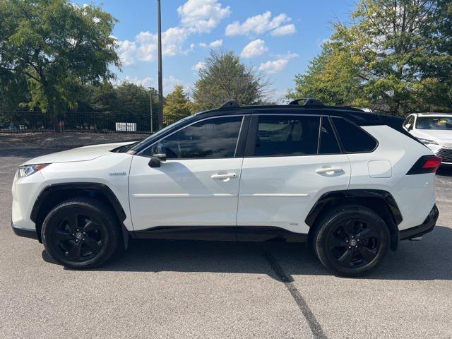 used 2021 Toyota RAV4 Hybrid car, priced at $28,000