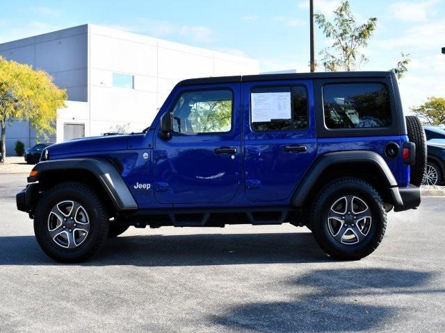 used 2020 Jeep Wrangler Unlimited car, priced at $27,500