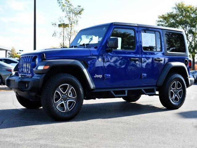 used 2020 Jeep Wrangler Unlimited car, priced at $27,500