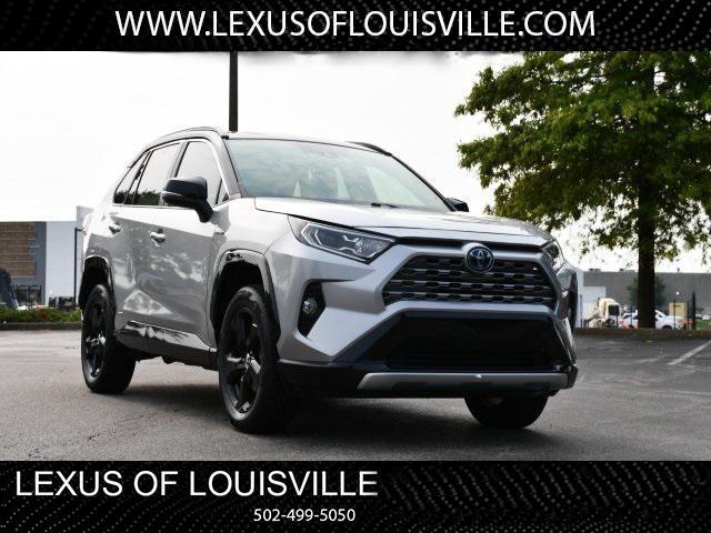 used 2021 Toyota RAV4 Hybrid car, priced at $25,000
