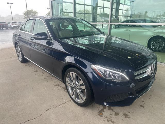 used 2018 Mercedes-Benz C-Class car, priced at $18,000