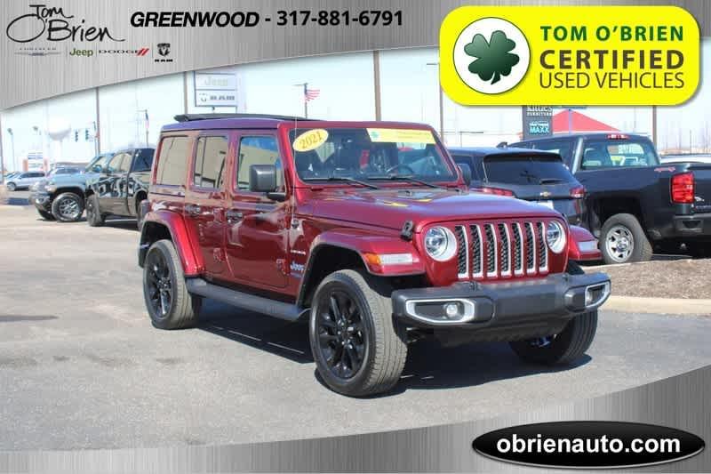 used 2021 Jeep Wrangler Unlimited 4xe car, priced at $29,988