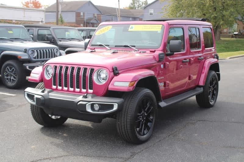 used 2021 Jeep Wrangler Unlimited 4xe car, priced at $38,985