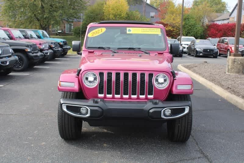 used 2021 Jeep Wrangler Unlimited 4xe car, priced at $38,985