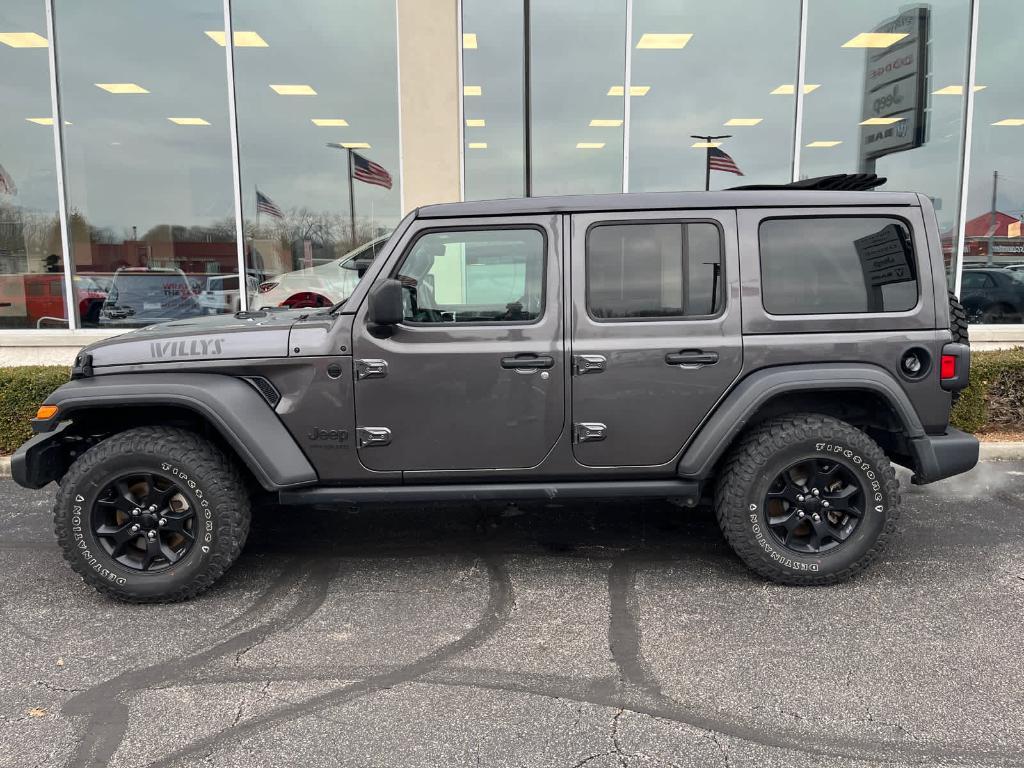 used 2021 Jeep Wrangler Unlimited car, priced at $33,485