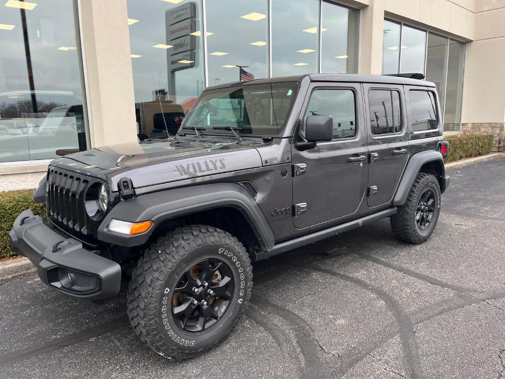 used 2021 Jeep Wrangler Unlimited car, priced at $33,485