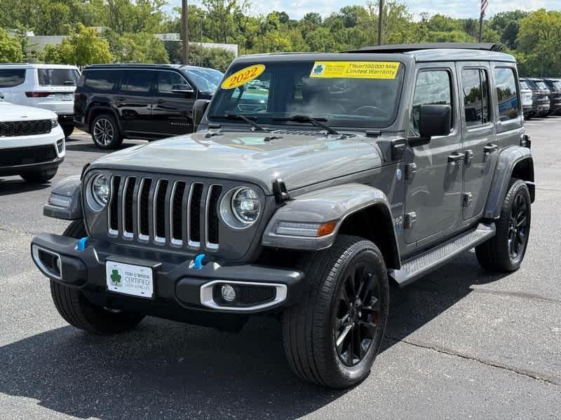 used 2022 Jeep Wrangler Unlimited 4xe car, priced at $35,988