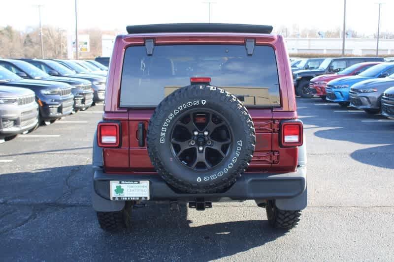 used 2021 Jeep Wrangler Unlimited car, priced at $34,785