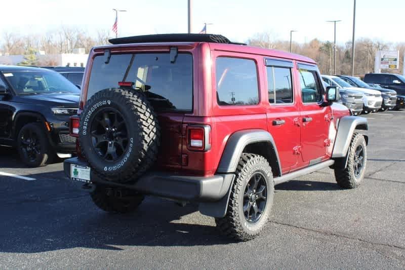 used 2021 Jeep Wrangler Unlimited car, priced at $34,785