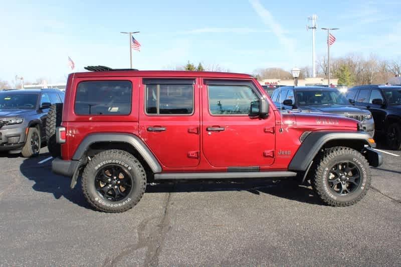 used 2021 Jeep Wrangler Unlimited car, priced at $34,785