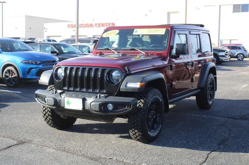 used 2021 Jeep Wrangler Unlimited car, priced at $34,785