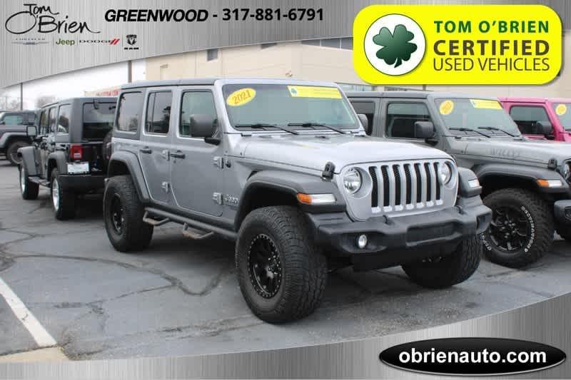 used 2021 Jeep Wrangler Unlimited car, priced at $30,985