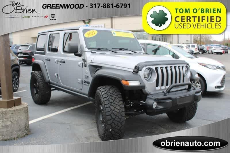 used 2021 Jeep Wrangler Unlimited car, priced at $32,985