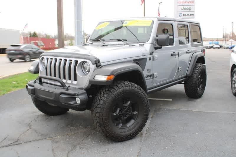 used 2021 Jeep Wrangler Unlimited car, priced at $32,985