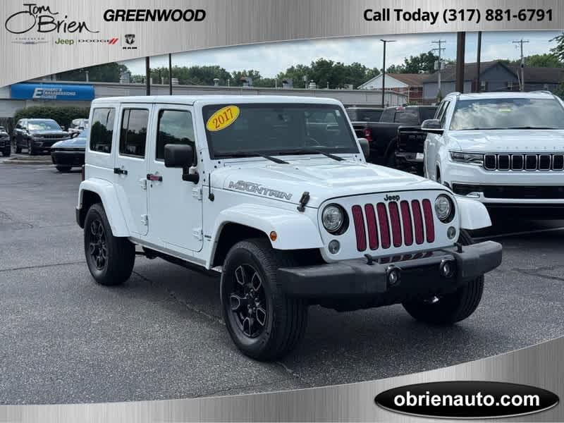 used 2017 Jeep Wrangler Unlimited car, priced at $18,988