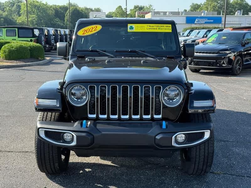 used 2022 Jeep Wrangler Unlimited 4xe car, priced at $34,785
