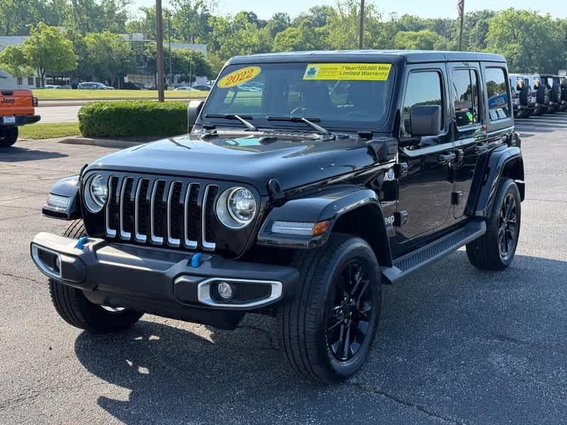 used 2022 Jeep Wrangler Unlimited 4xe car, priced at $34,785