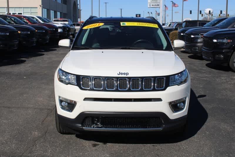 used 2021 Jeep Compass car, priced at $21,988