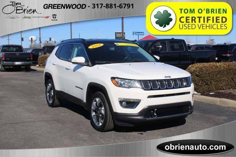 used 2021 Jeep Compass car, priced at $21,485