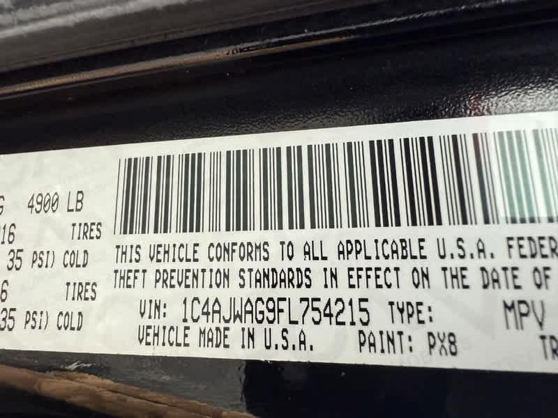 used 2015 Jeep Wrangler car, priced at $17,485