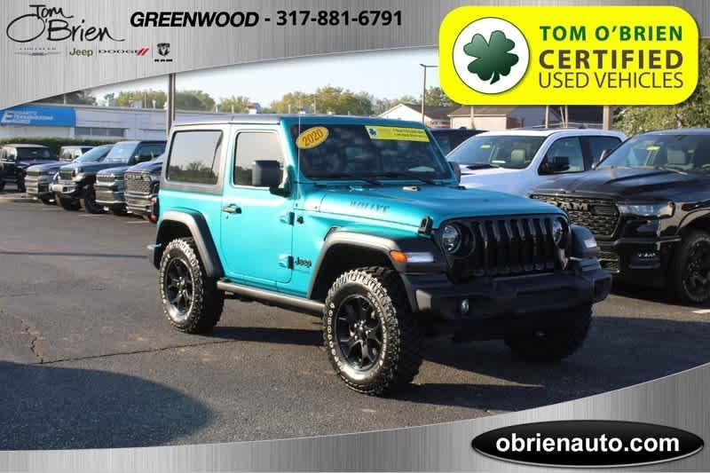 used 2020 Jeep Wrangler car, priced at $30,985