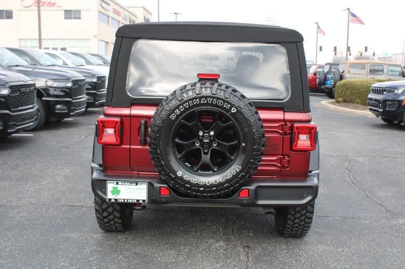 used 2021 Jeep Wrangler car, priced at $29,785