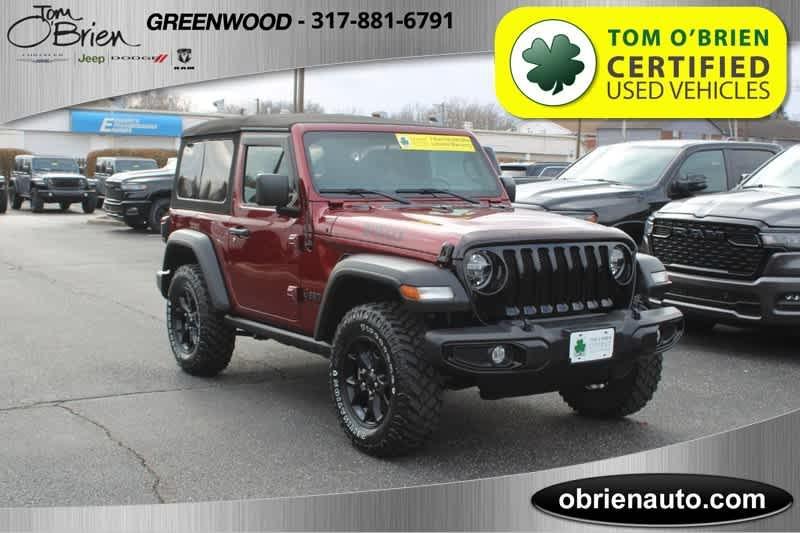 used 2021 Jeep Wrangler car, priced at $29,785