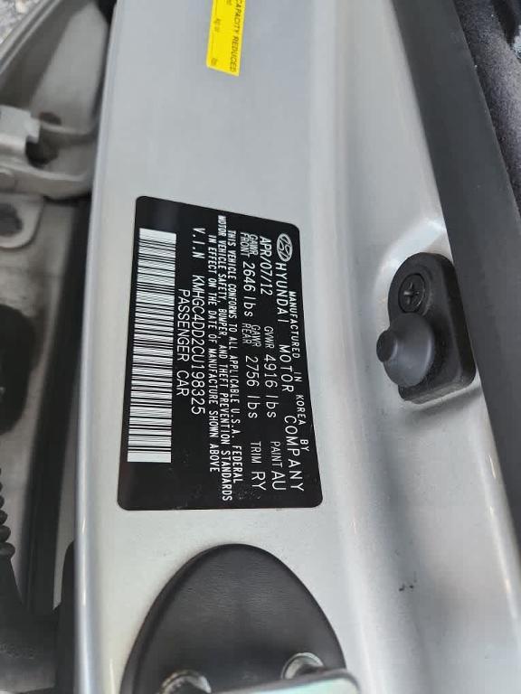 used 2012 Hyundai Genesis car, priced at $4,998