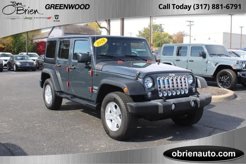 used 2018 Jeep Wrangler JK Unlimited car, priced at $22,485