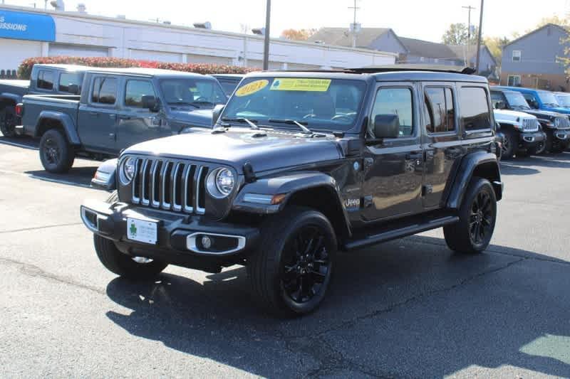 used 2021 Jeep Wrangler Unlimited 4xe car, priced at $34,785